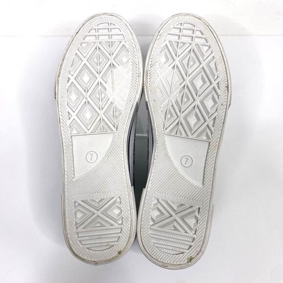 SOHO Hawaiian Print Platform Sneakers Women 7 Blue White Tropical Floral Summer - Picture 7 of 9